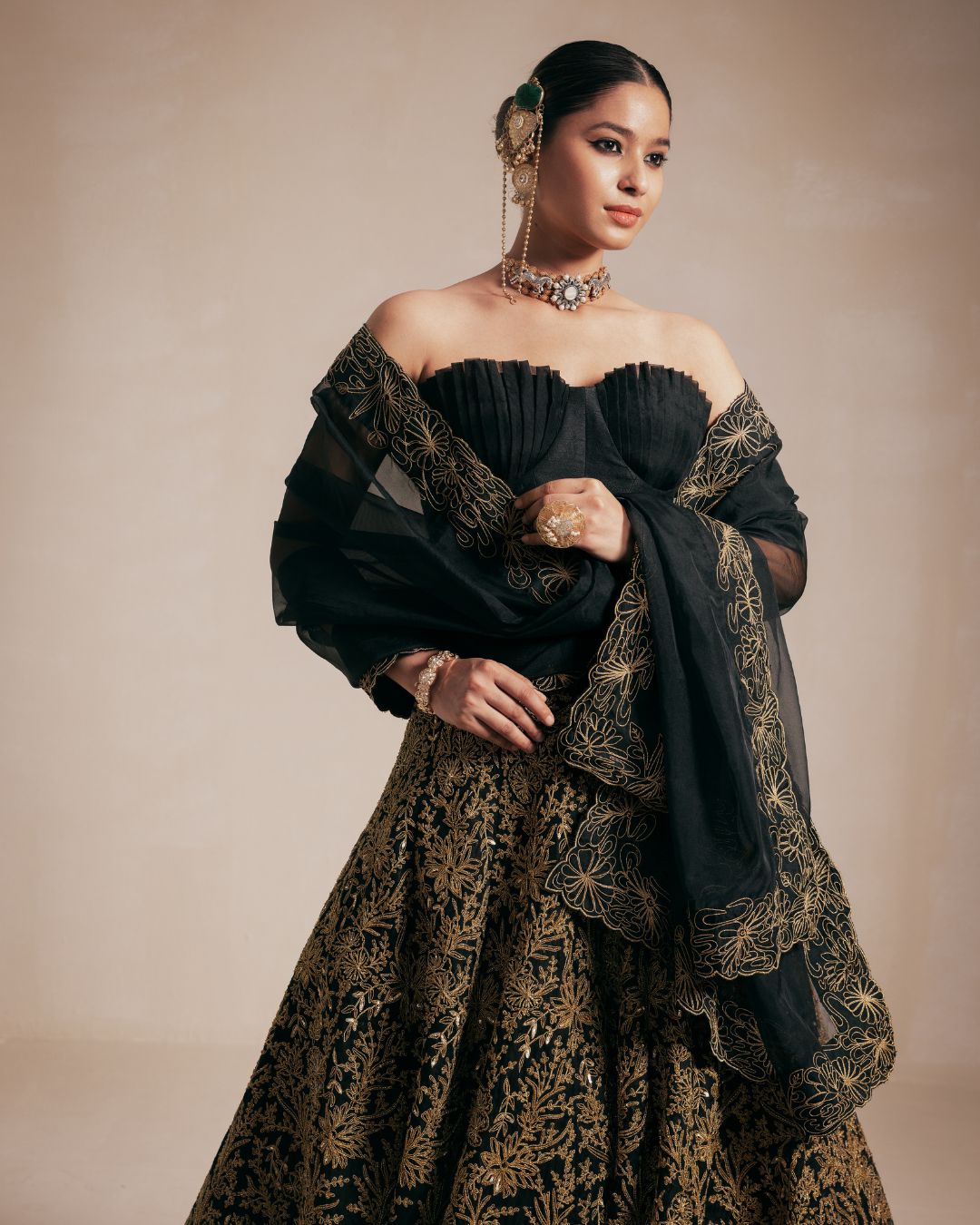 Black Lehenga