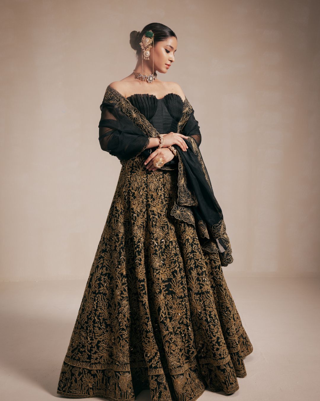 Black Lehenga
