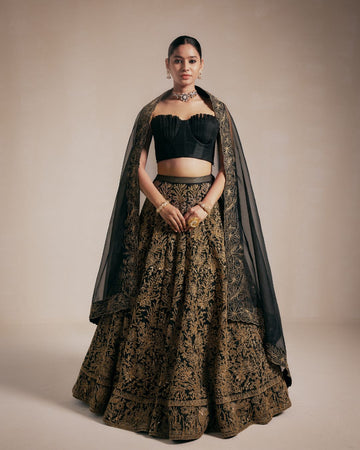 Black Lehenga