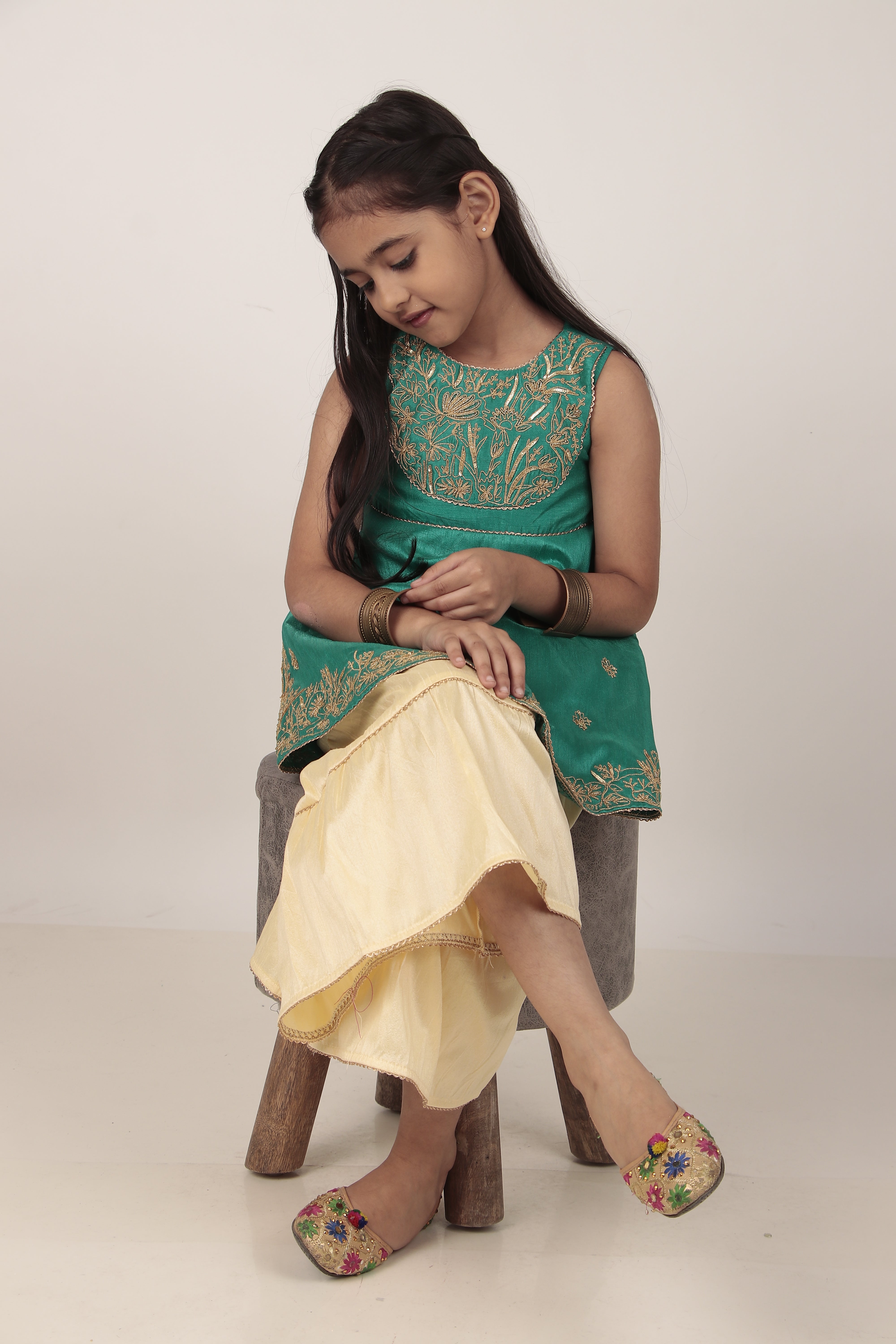 Dupion Silk Kurta & Khada Pajama Set