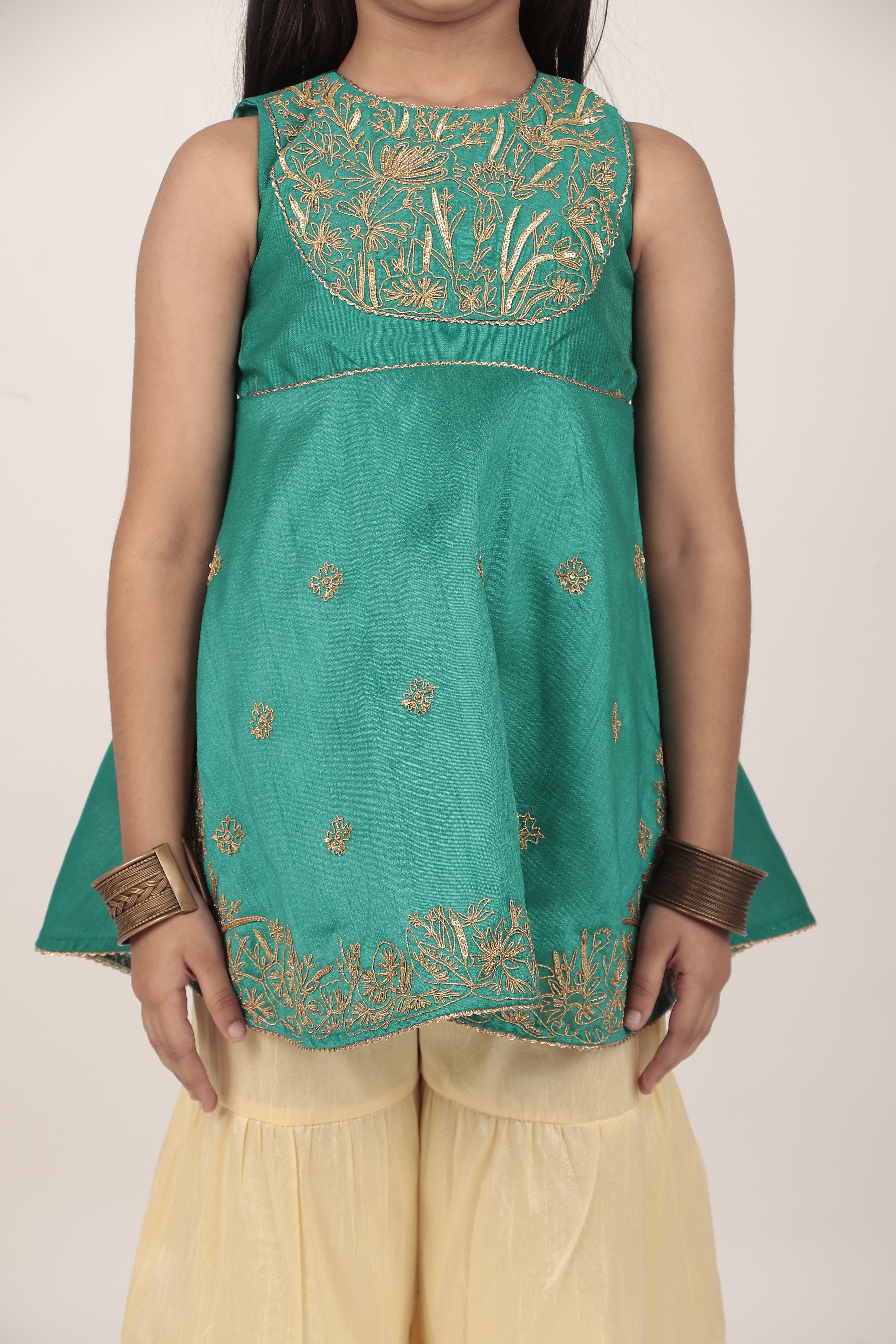 Dupion Silk Kurta & Khada Pajama Set